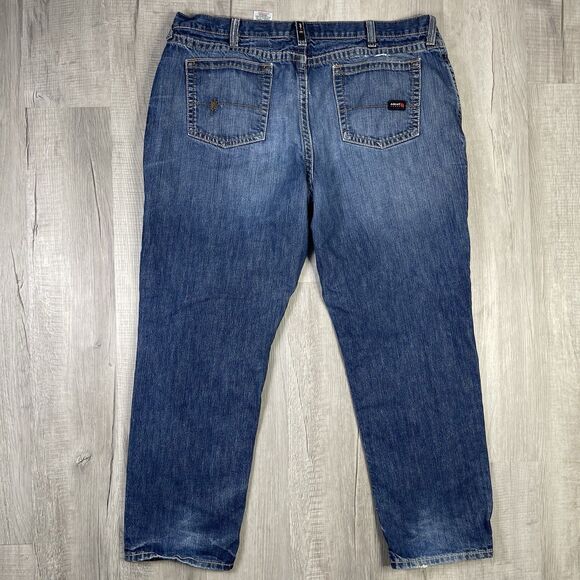Ariat FR Jeans Mens 44X34 Blue M3 Loose Straight Denim Work Pants CAT 2 X - Picture 11 of 13